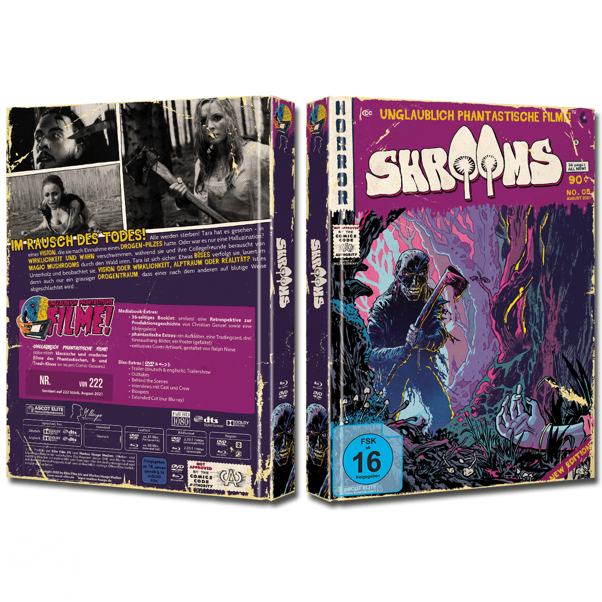 Mediabook® „Shrooms“; © Haage Medien (as „Neon Midnight®“)