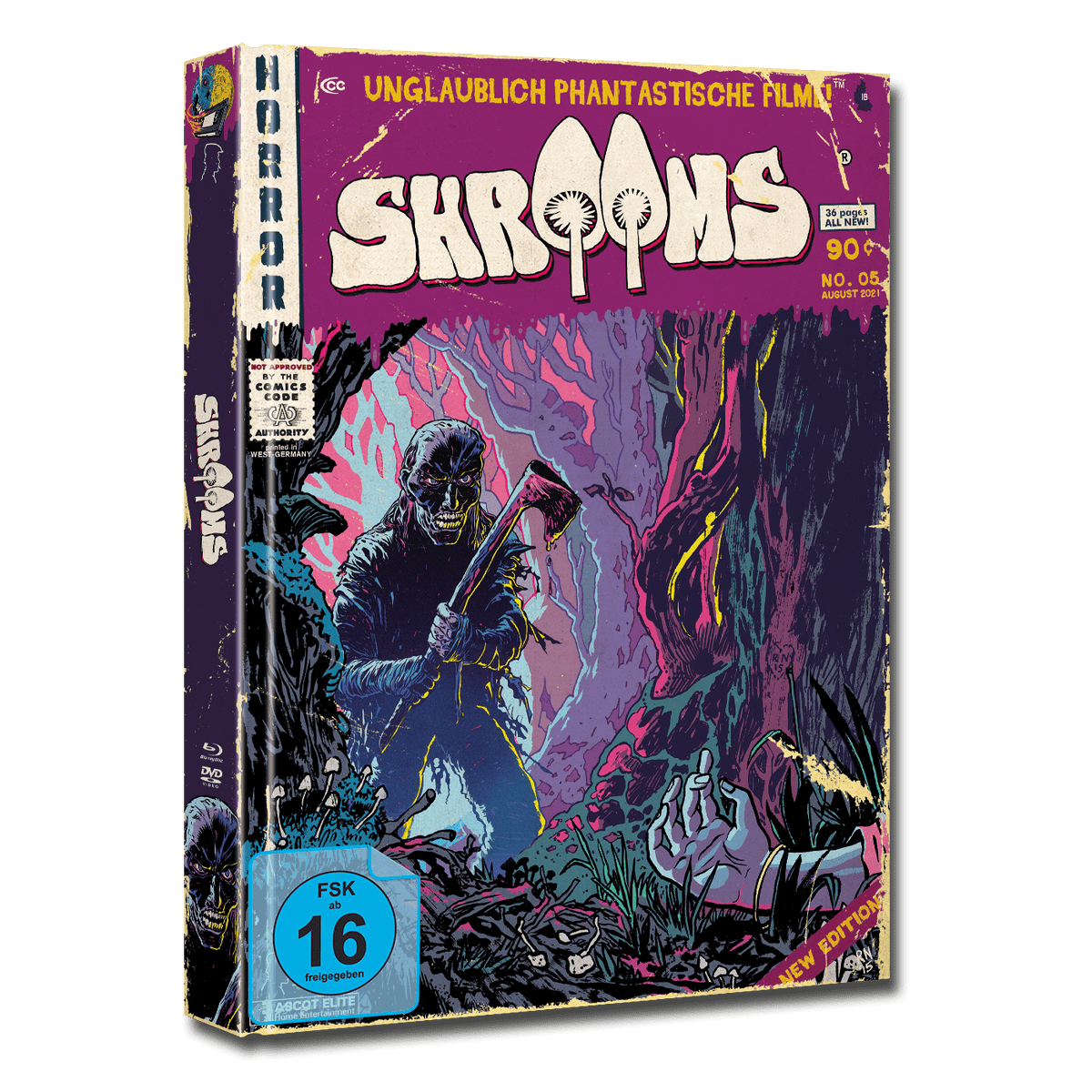 Mediabook® „Shrooms“; © Haage Medien (as „Neon Midnight®“)