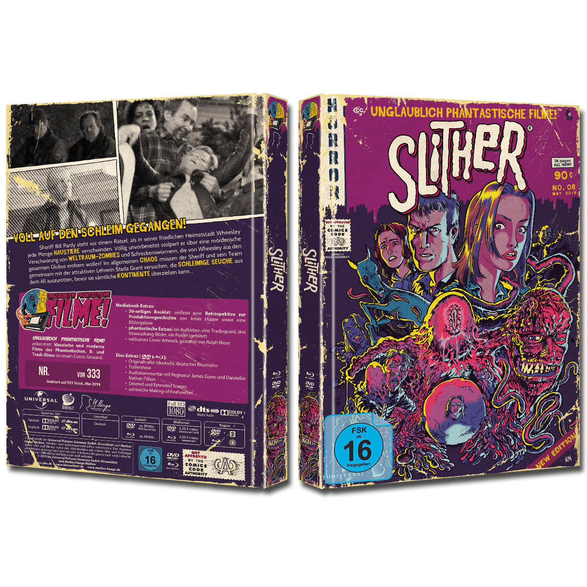 Mediabook® „Slither“; © Haage Medien (as „Neon Midnight®“)