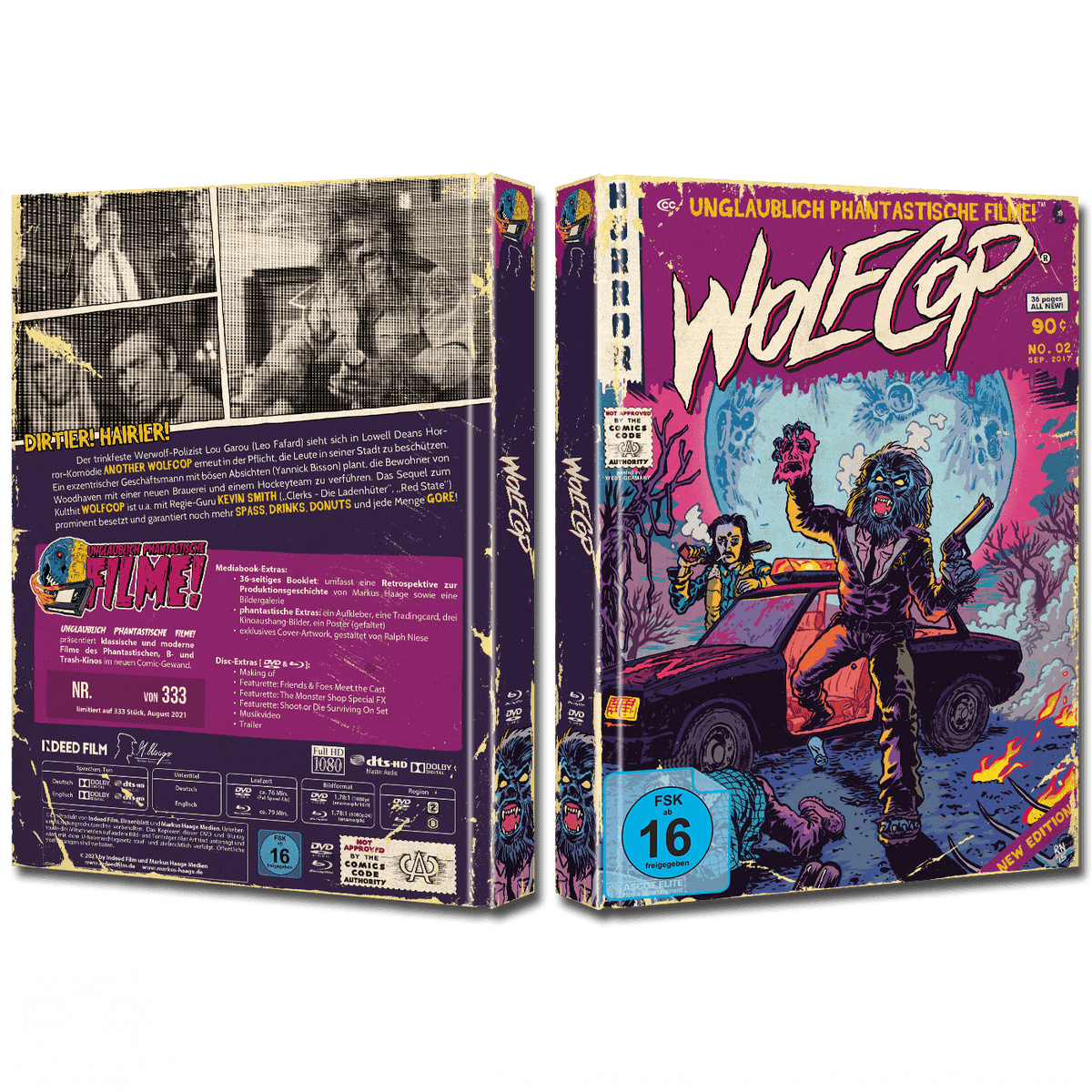 Mediabook® „Wolfcop“; © Haage Medien (as „Neon Midnight®“)