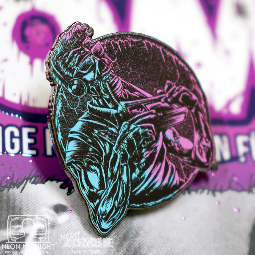 Emaille-Pin: Neon Zombie® – Neon Zombie Variant Nr. 3; © Haage Medien (as „Neon Midnight®“)