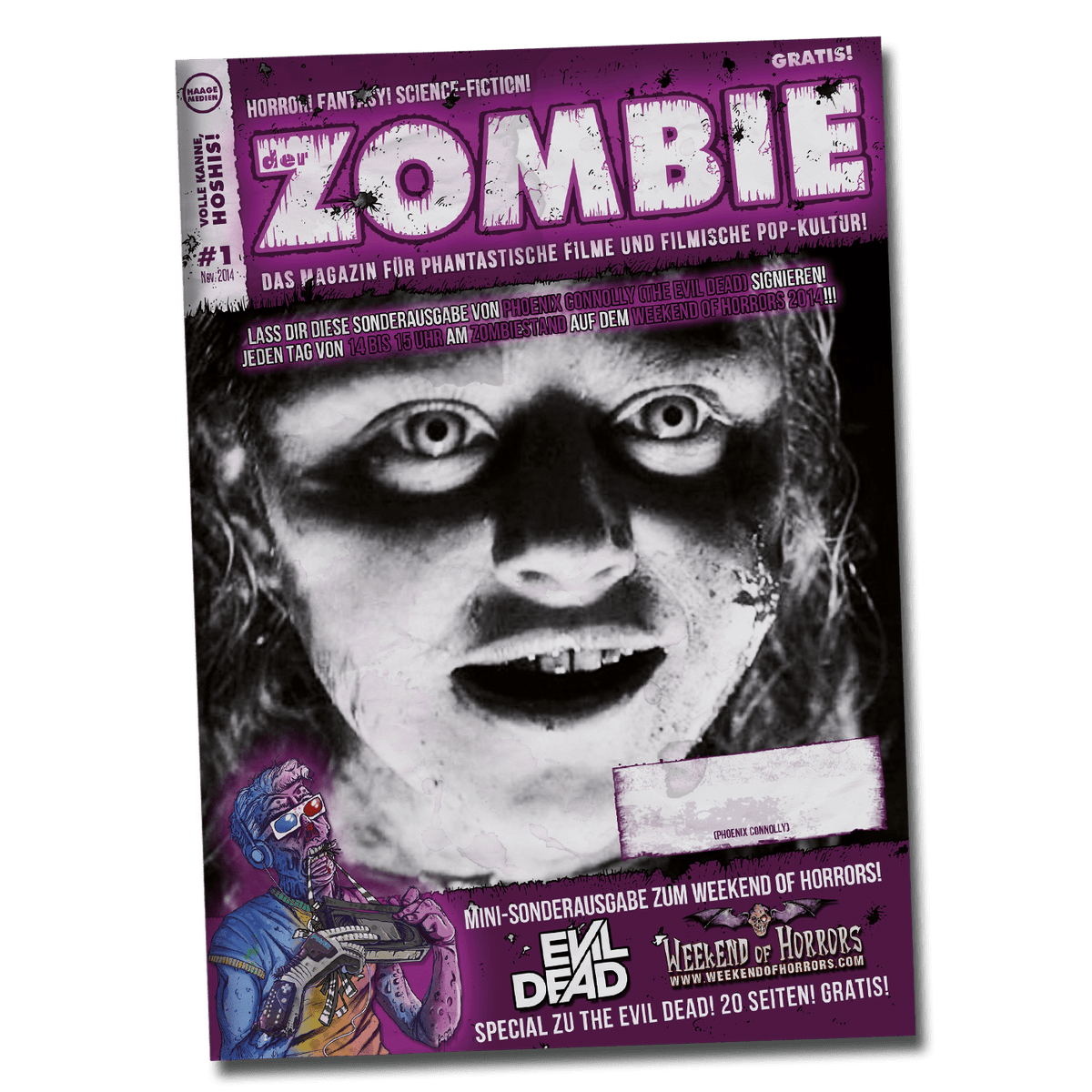 Print-Magazin „Der Zombie“; © Haage Medien (as „Neon Midnight®“)