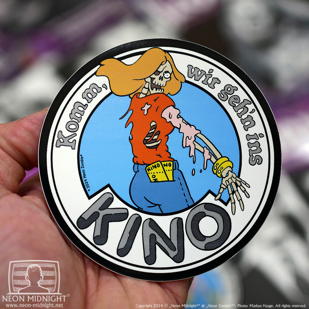 Sticker „Komm wir gehn ins Kino“; © Haage Medien (as „Neon Midnight®“)